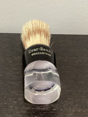 Vtg. Ever-Ready Shaving Brush Classic Model “Guaranteed”. Glossy black
